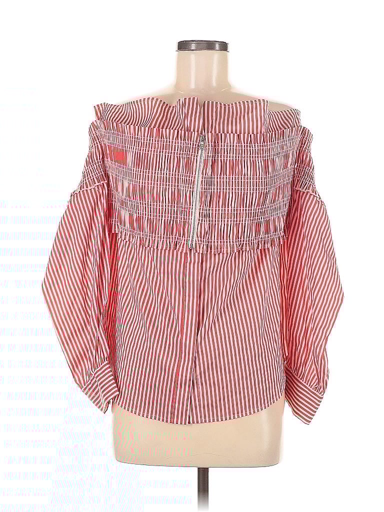 Pre-owned Trouve 3/4 Sleeve Blouse In Red