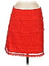 J.Crew Factory Store 100% Polyester Red Casual Skirt Size 6 - photo 1