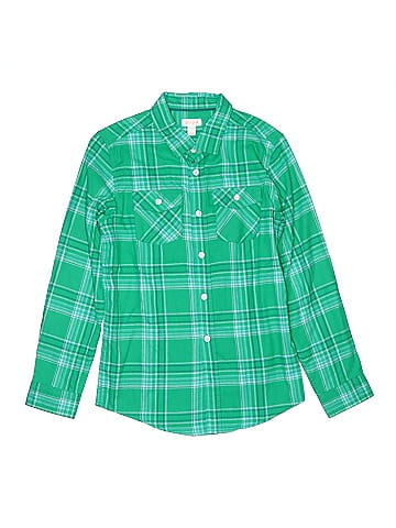 Cat & Jack Long Sleeve Button-Down Shirt (view 1)