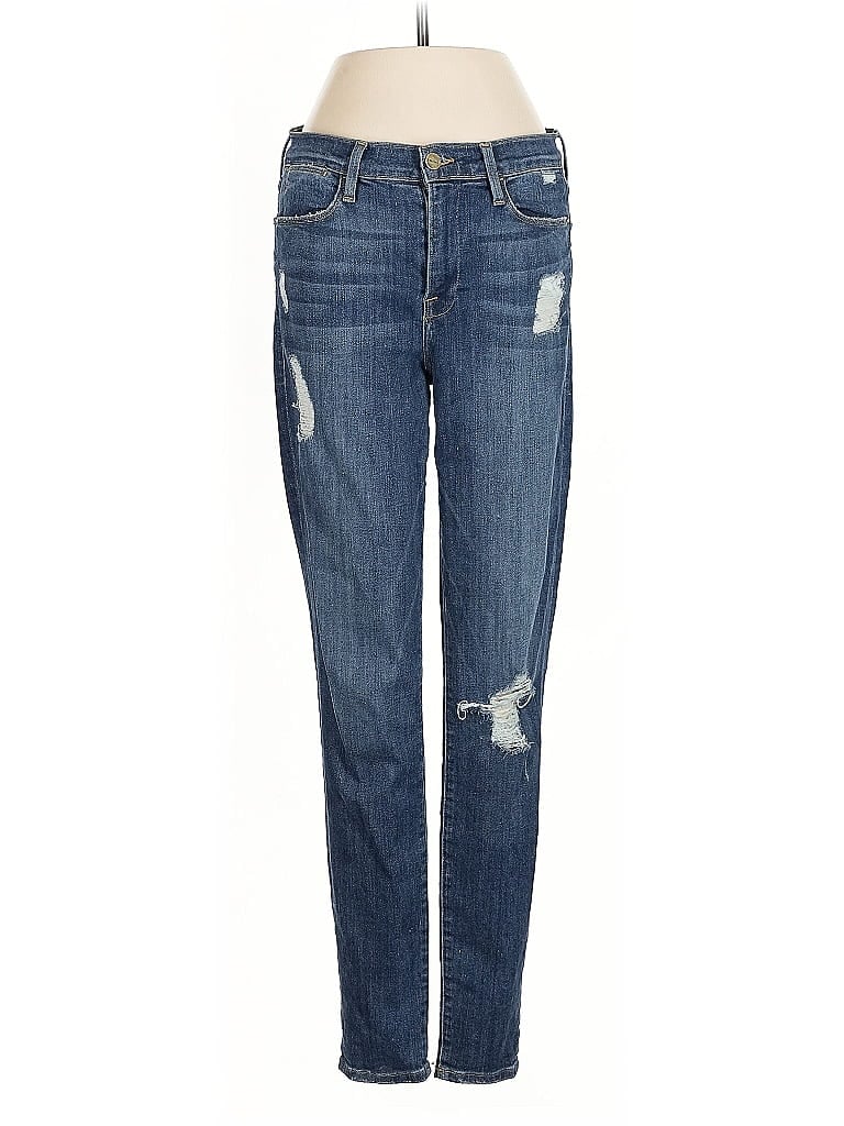 Pre-owned Frame Jeans In Blue