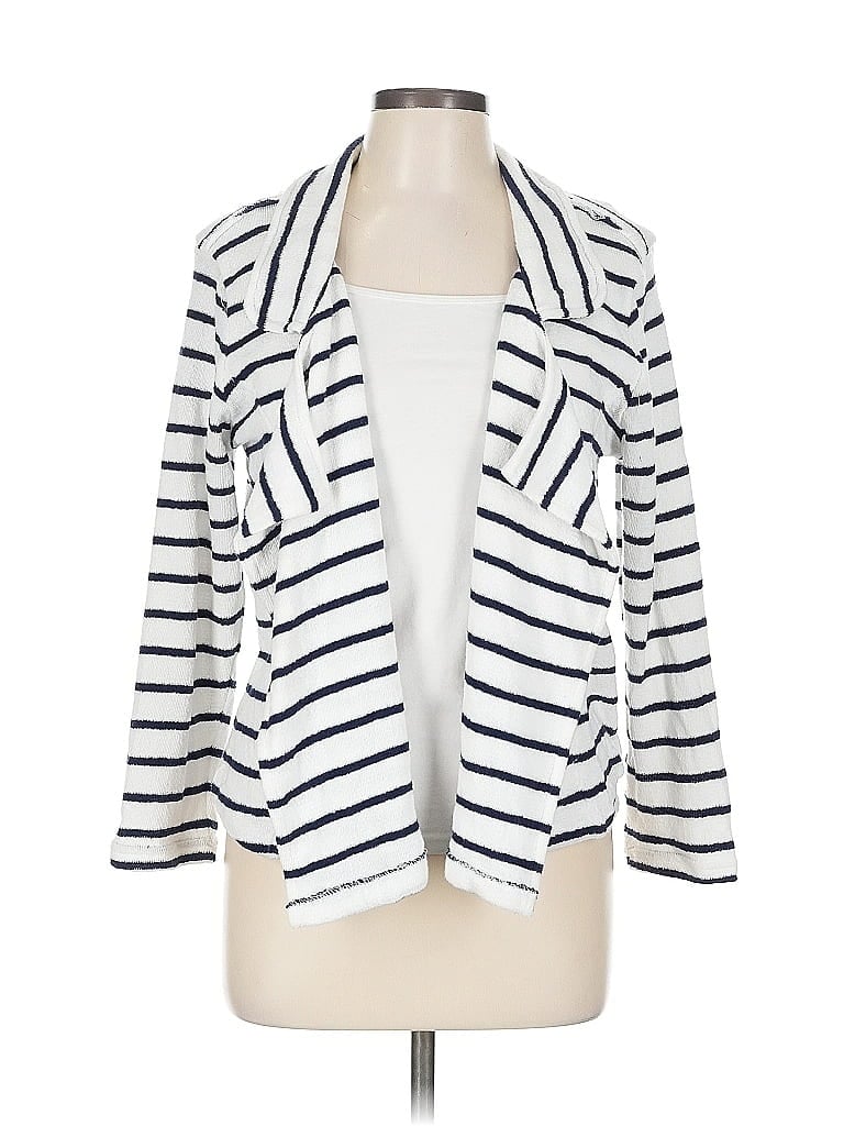 Pre-owned Caslon Blazer Jacket In White