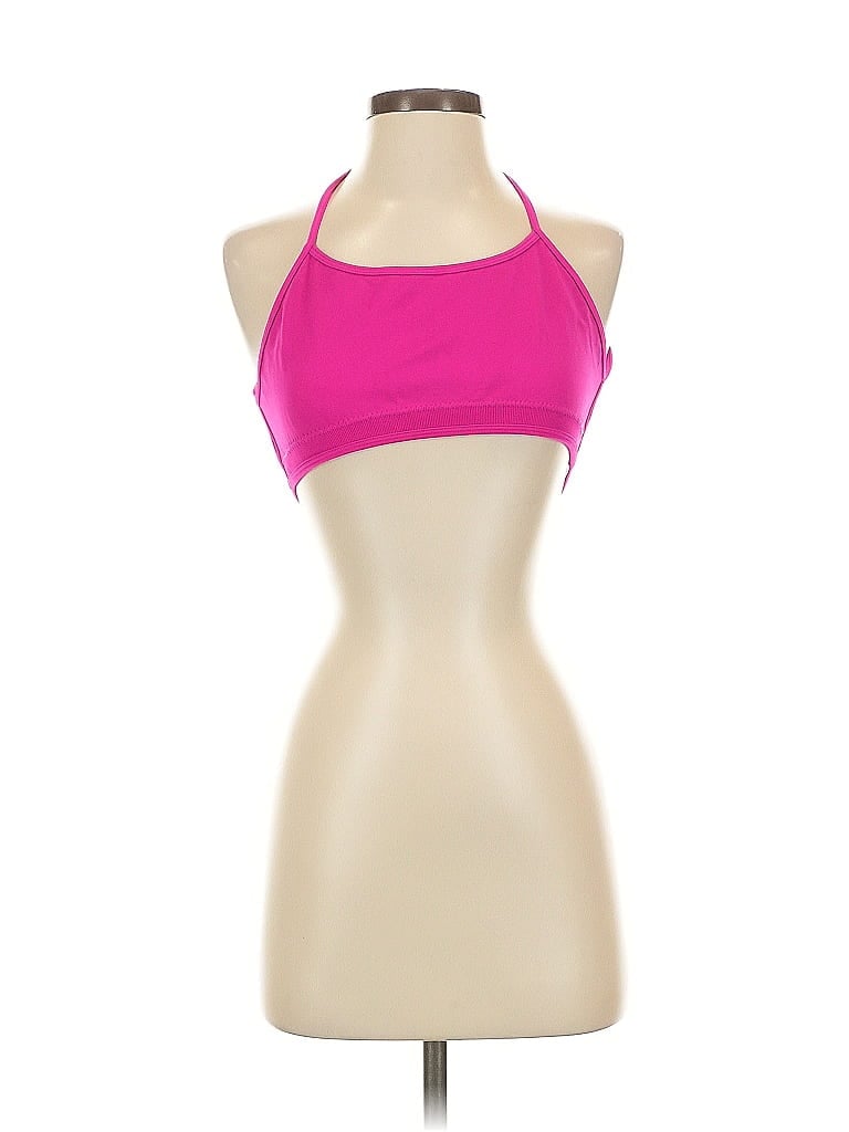 Pre-owned Assorted Brands Tank Top Pink Halter Neckline Tops