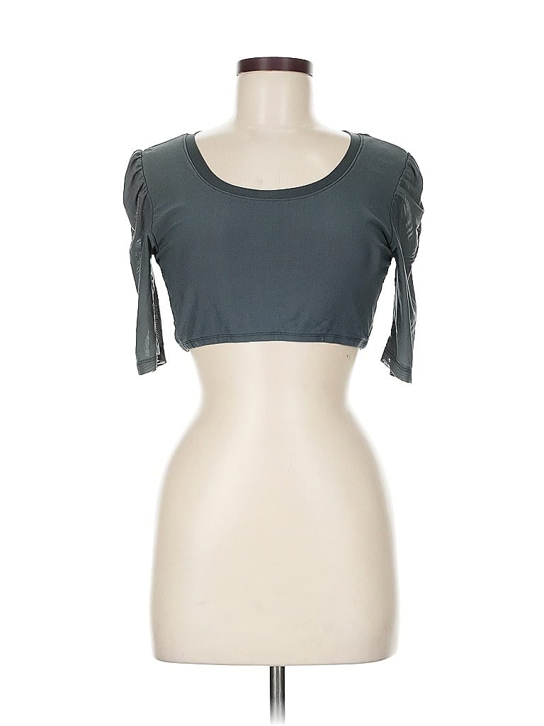 Pre-owned Unbranded Short Sleeve T-shirt In Gray