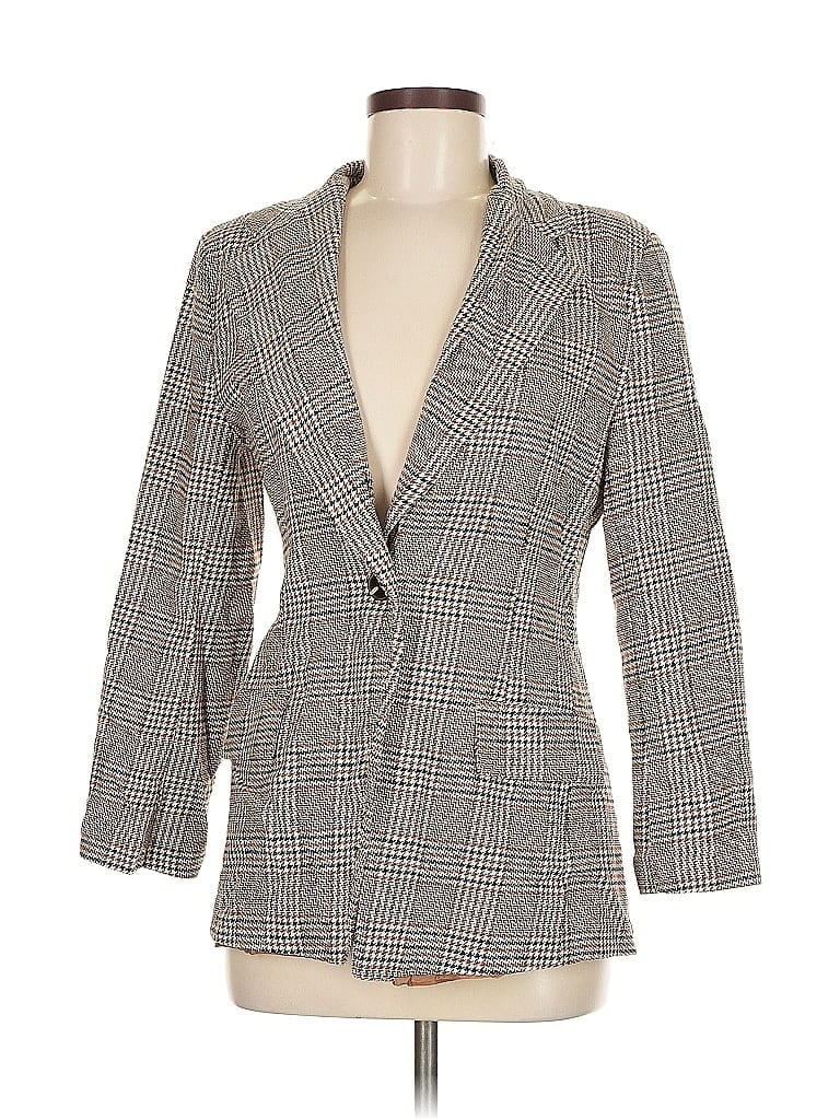 Pre-owned Boohoo Blazer Jacket In Gray