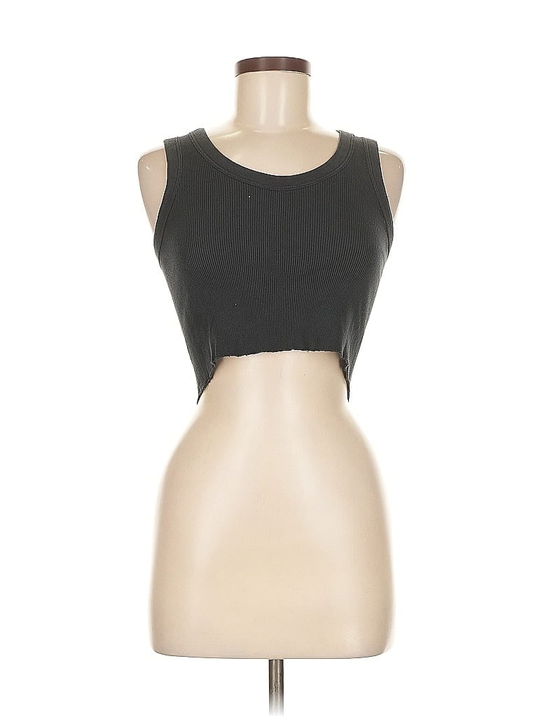 Click to view more detailed imagery on our partner's website Pre-owned Brandy Melville Tank Top Black Strapless Neckline Tops