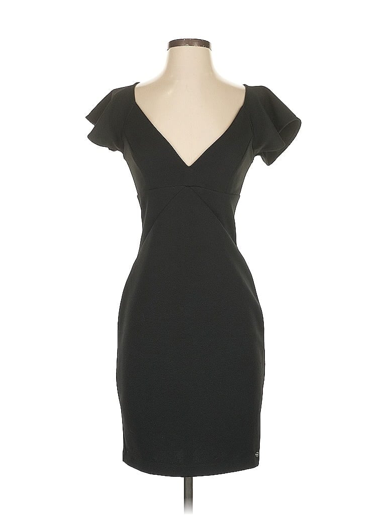 Pre-owned Guess Cocktail Dress In Black