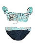 Seafolly Paisley Blue Two Piece Swimsuit Size 18 - photo 1