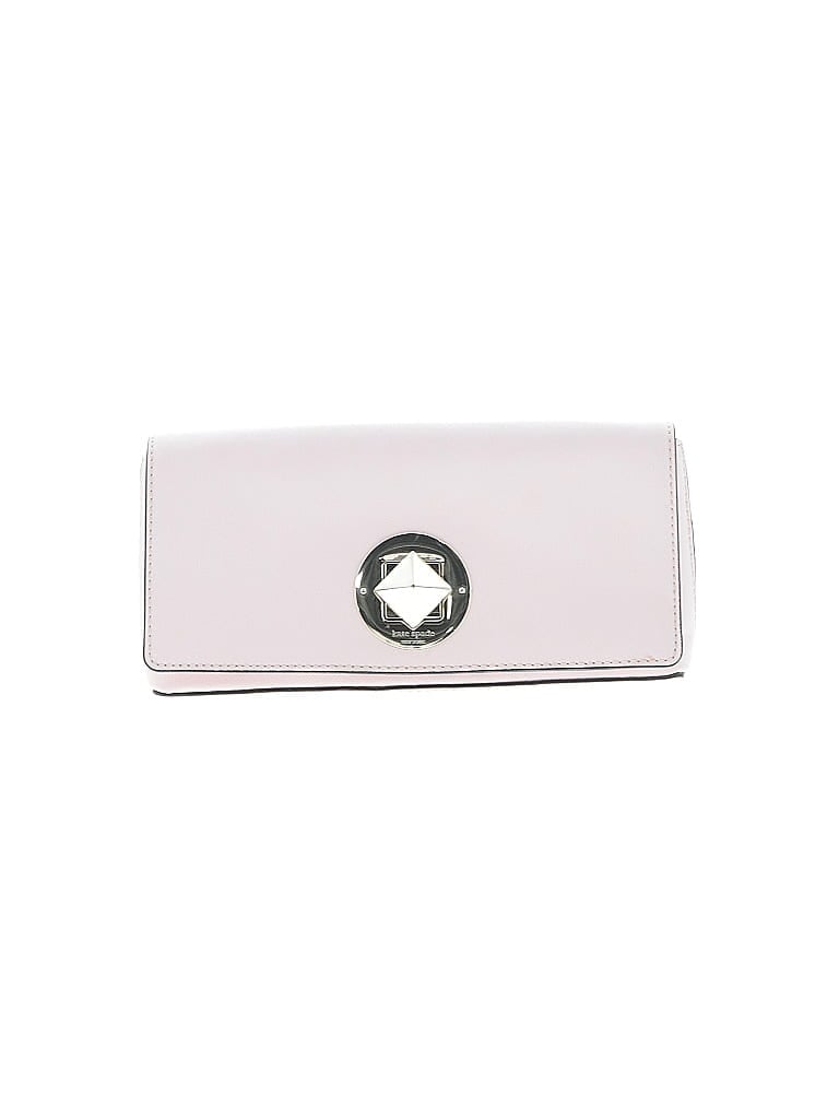 Pre-owned Kate Spade New York Leather Clutch In Pink