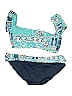 Seafolly Paisley Blue Two Piece Swimsuit Size 18 - photo 2