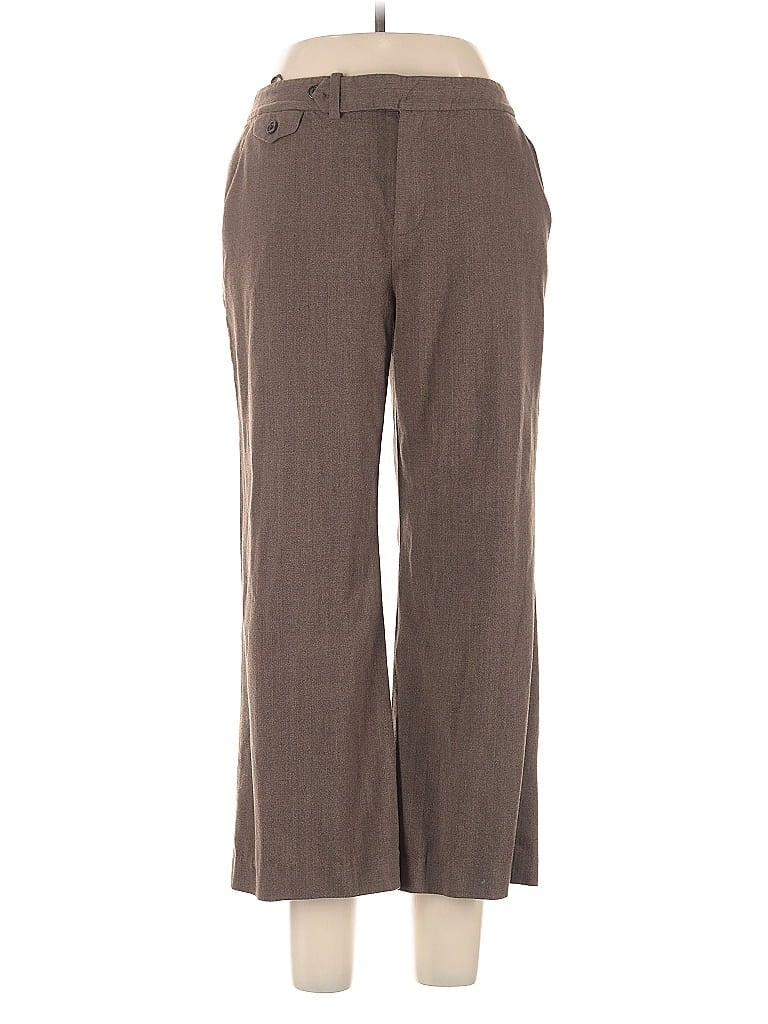 Pre-owned Polo Ralph Lauren Wool Pants In Brown