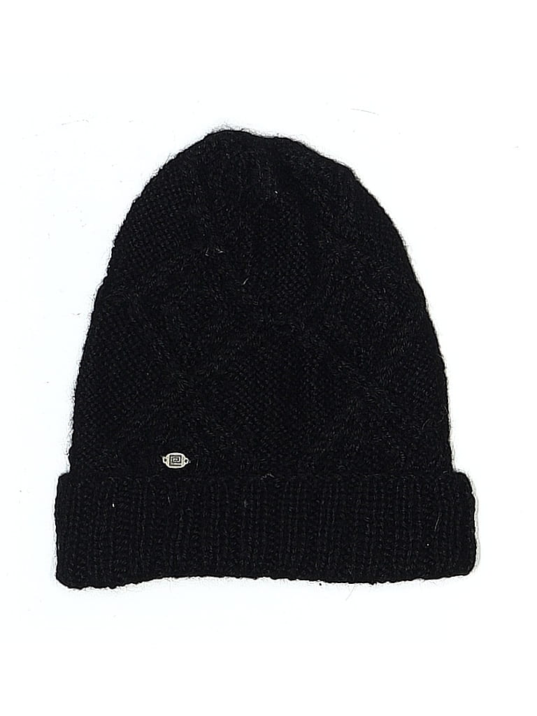 Pre-owned Assorted Brands Beanie Hat In Black