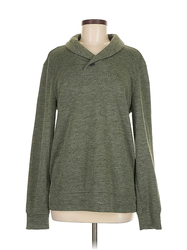 Pre-owned Banana Republic Factory Store Sweatshirt In Green