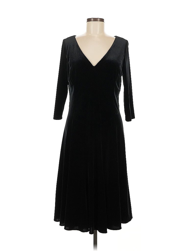 Pre-owned Coldwater Creek Cocktail Dress In Black