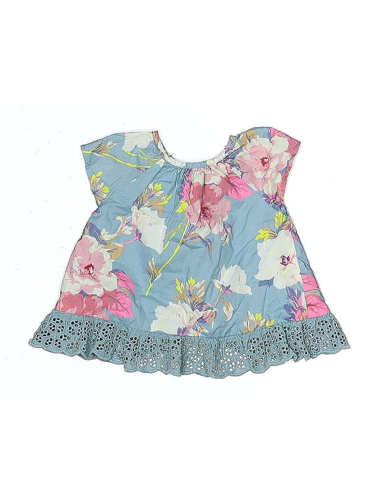 Pre-owned Baby Gap Babies' Sleeveless Blouse In Blue