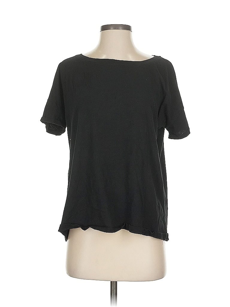 Pre-owned Eileen Fisher Short Sleeve T-shirt In Black