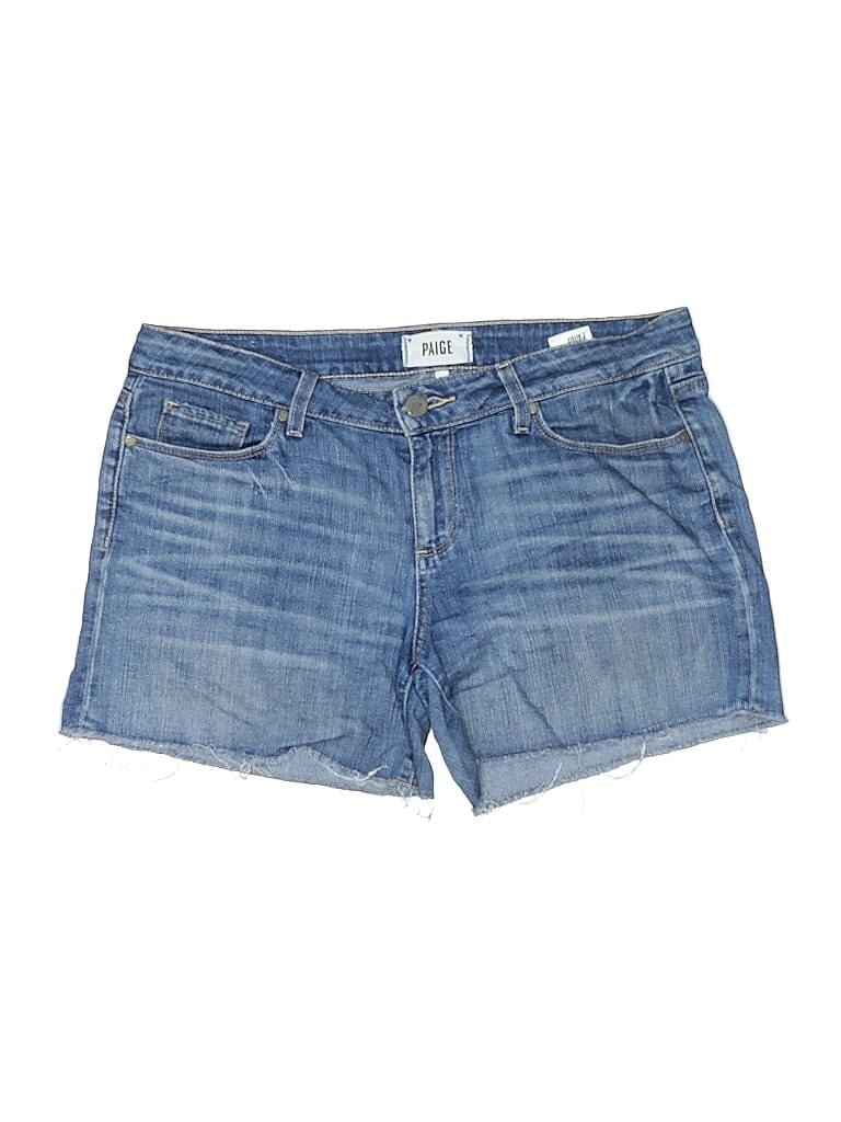 Pre-owned Paige Denim Shorts In Blue