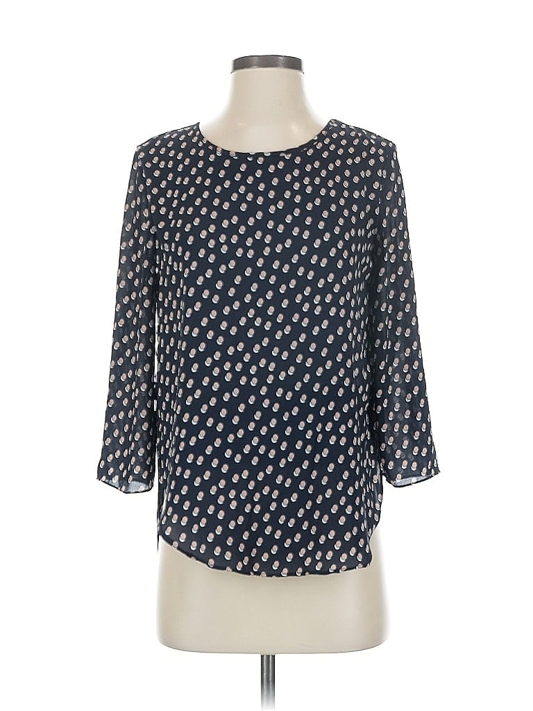 Click to view more detailed imagery on our partner's website Pre-owned Ann Taylor 3/4 Sleeve Blouse In Blue