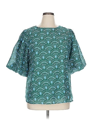 J.Marie Short Sleeve Silk Top (view 1)