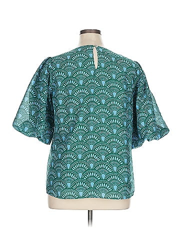 J.Marie Short Sleeve Silk Top (view 2)