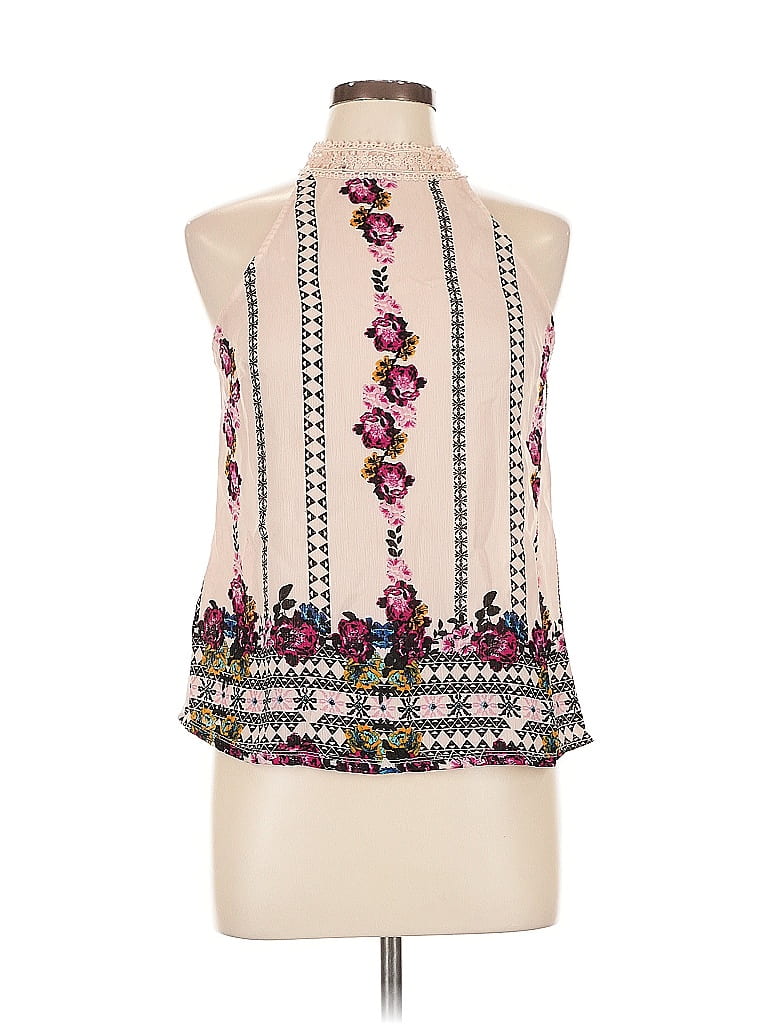 Pre-owned About A Girl Sleeveless Blouse In Pink