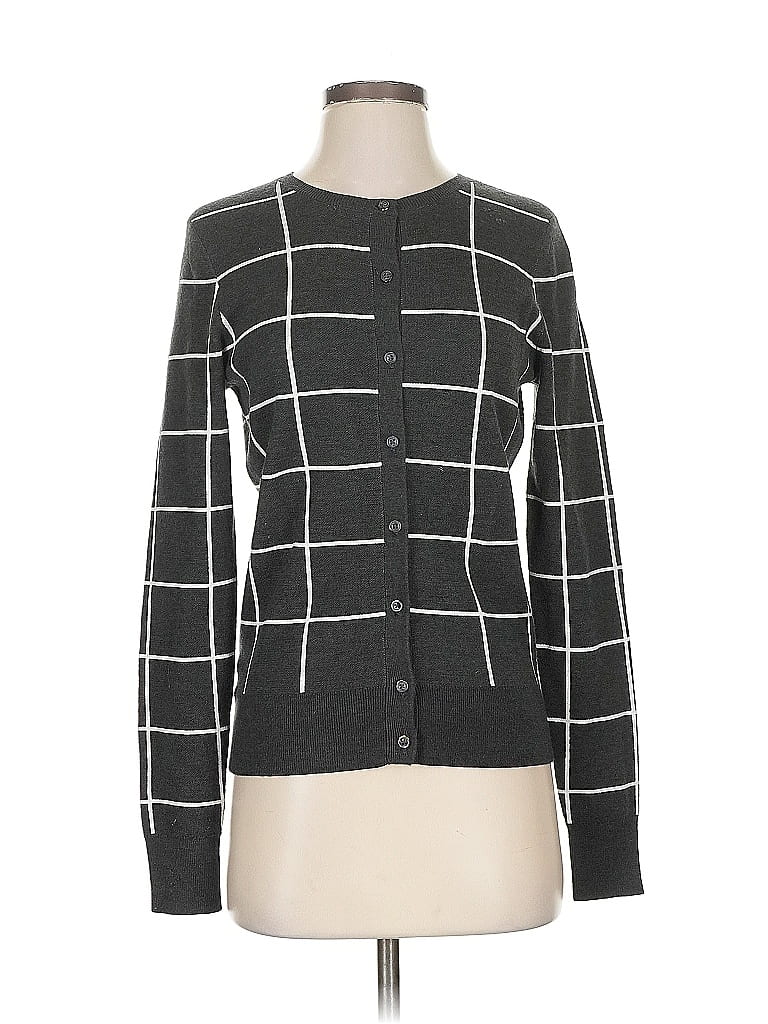 Pre-owned Ann Taylor Cardigan Sweater In Black