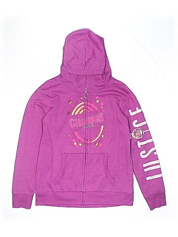 Justice Zip Up Hoodie (view 1)