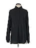 Max Studio 100% Polyester Solid Black Long Sleeve Blouse Size S - photo 1
