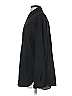 Max Studio 100% Polyester Solid Black Long Sleeve Blouse Size S - photo 5
