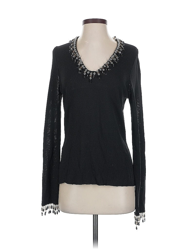 Pre-owned Unbranded Cardigan Sweater In Black