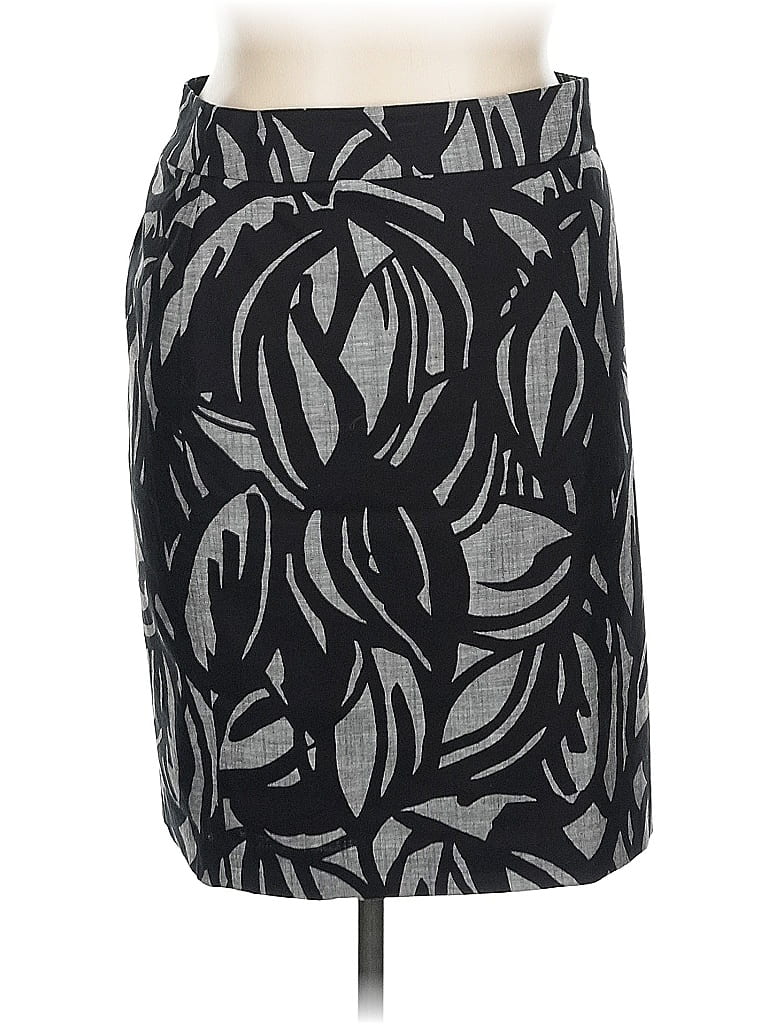 Pre-owned Ann Taylor Factory Casual Skirt In Gray