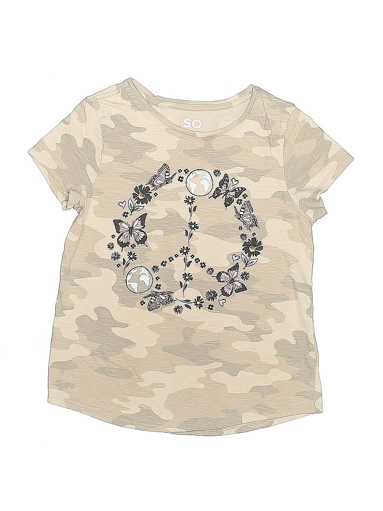 Pre-owned Sonoma Goods For Life Kids' Short Sleeve T-shirt In White