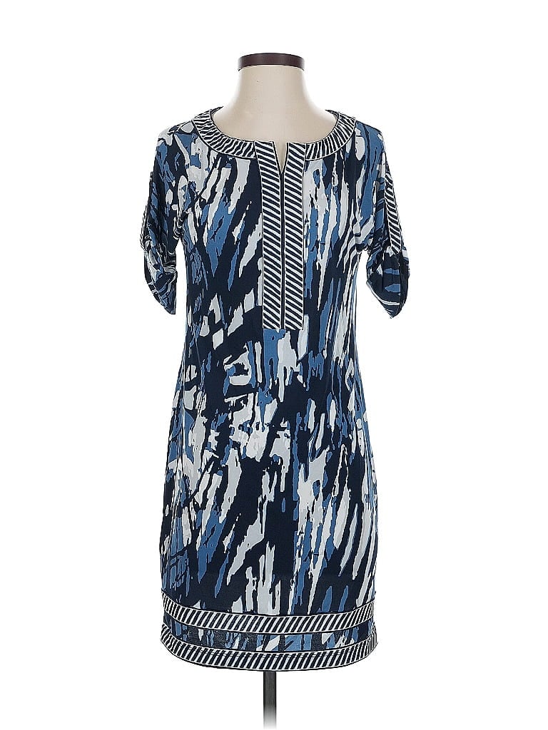 Click to view more detailed imagery on our partner's website Pre-owned Bcbgmaxazria Casual Dress In Blue