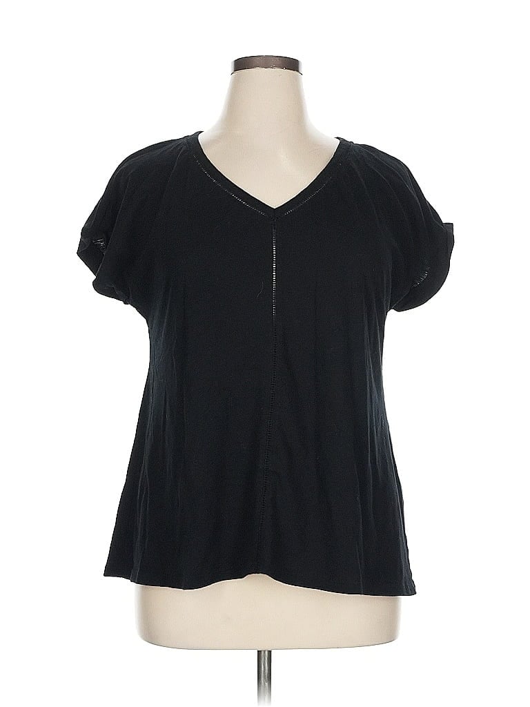 Pre-owned Sonoma Goods For Life Short Sleeve T-shirt In Black