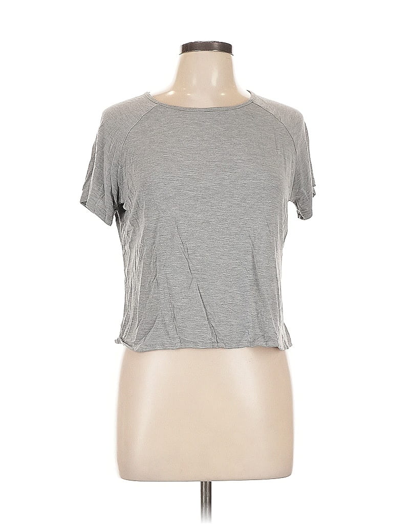 Pre-owned Unbranded Short Sleeve T-shirt In Gray