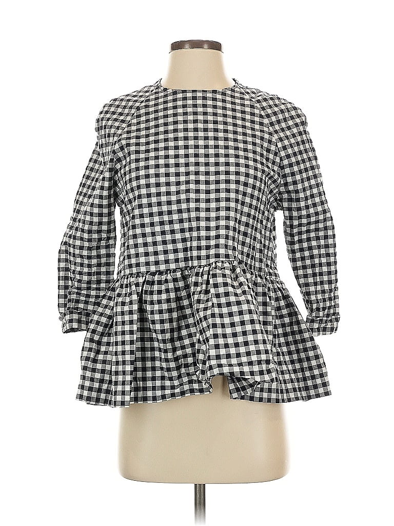 Click to view more detailed imagery on our partner's website Pre-owned Victoria Beckham For Target 3/4 Sleeve Blouse In Black