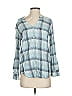 Soft Joie 100% Rayon Blue Long Sleeve Blouse Size XS - photo 1
