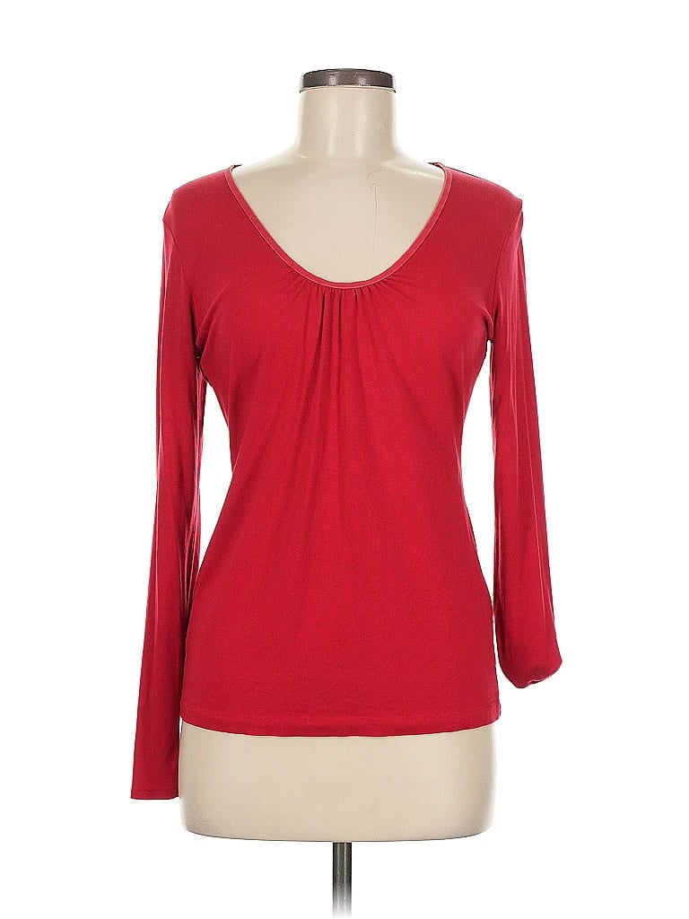 Pre-owned Banana Republic 3/4 Sleeve T-shirt In Red