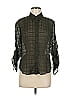 Worth Black Green 3/4 Sleeve Blouse Size 6 - photo 1