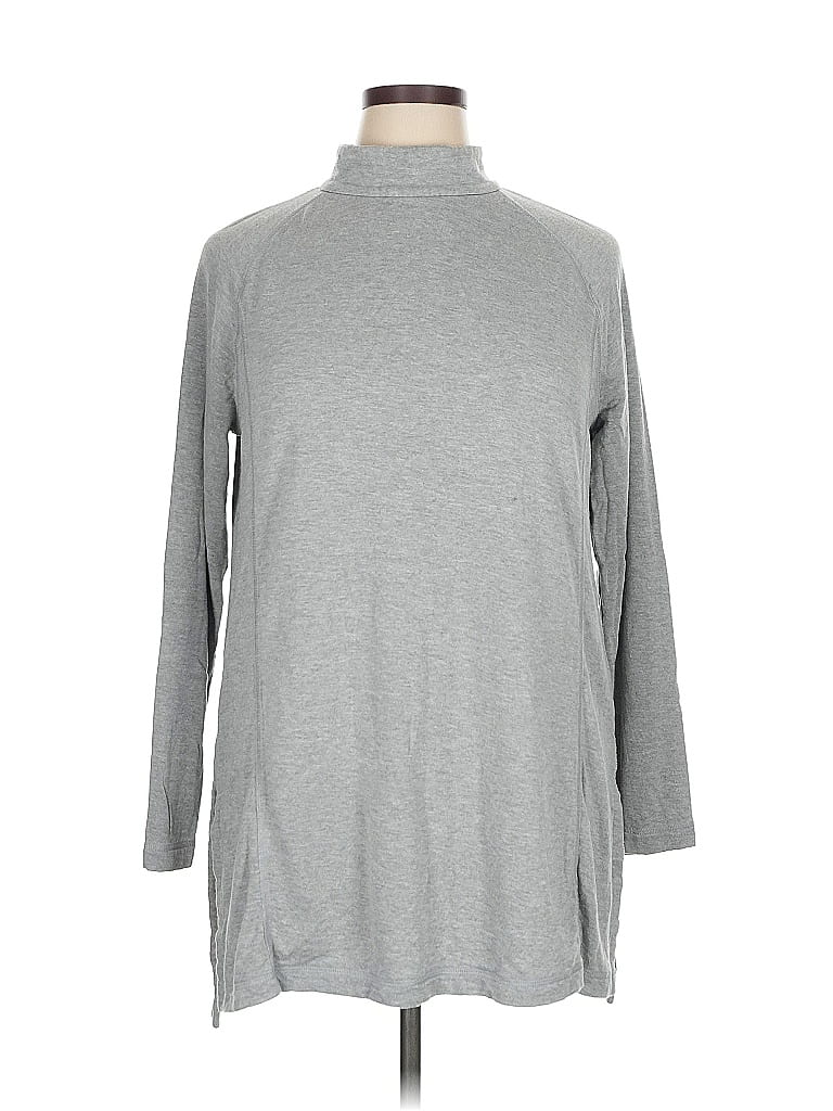 Pre-owned Jjill Pullover Sweater In Gray