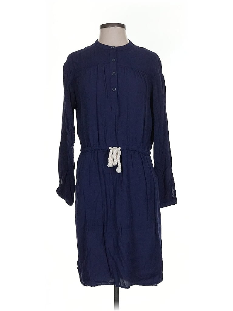 Pre-owned J.crew Factory Store Casual Dress In Blue