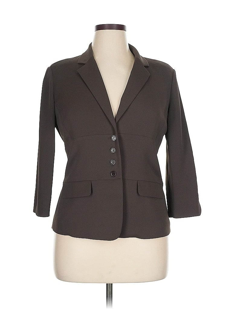 Pre-owned Yansi Fugel Blazer Jacket In Gray