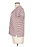 Madewell 100% Cotton Stripes Burgundy Short Sleeve T-Shirt Size L - photo 4