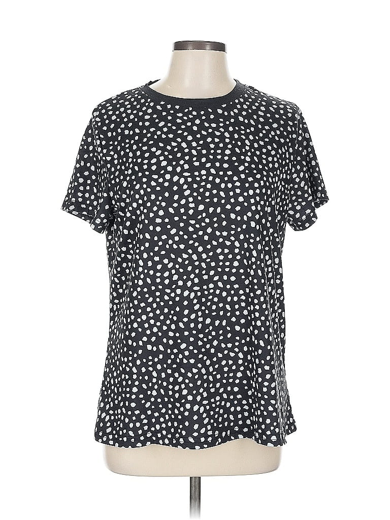 Pre-owned Unbranded Short Sleeve T-shirt In Black