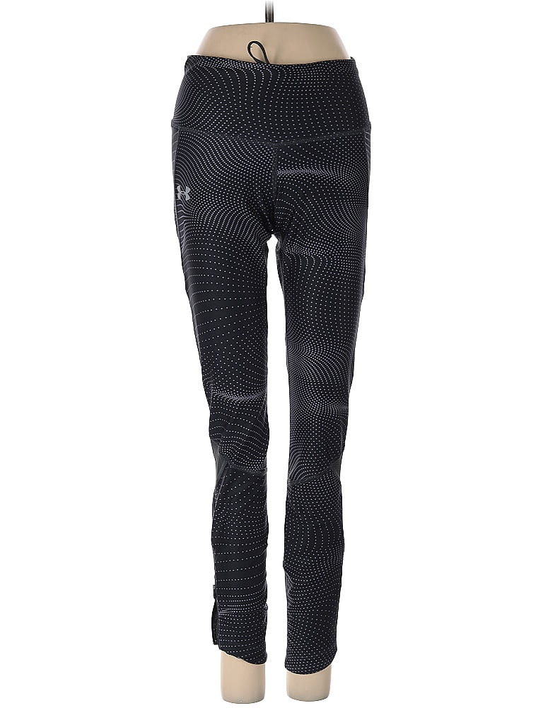 Pre-owned Under Armour Active Pants In Black