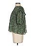 Porridge Green Short Sleeve Blouse Size S - photo 4