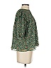 Porridge Green Short Sleeve Blouse Size S - photo 3