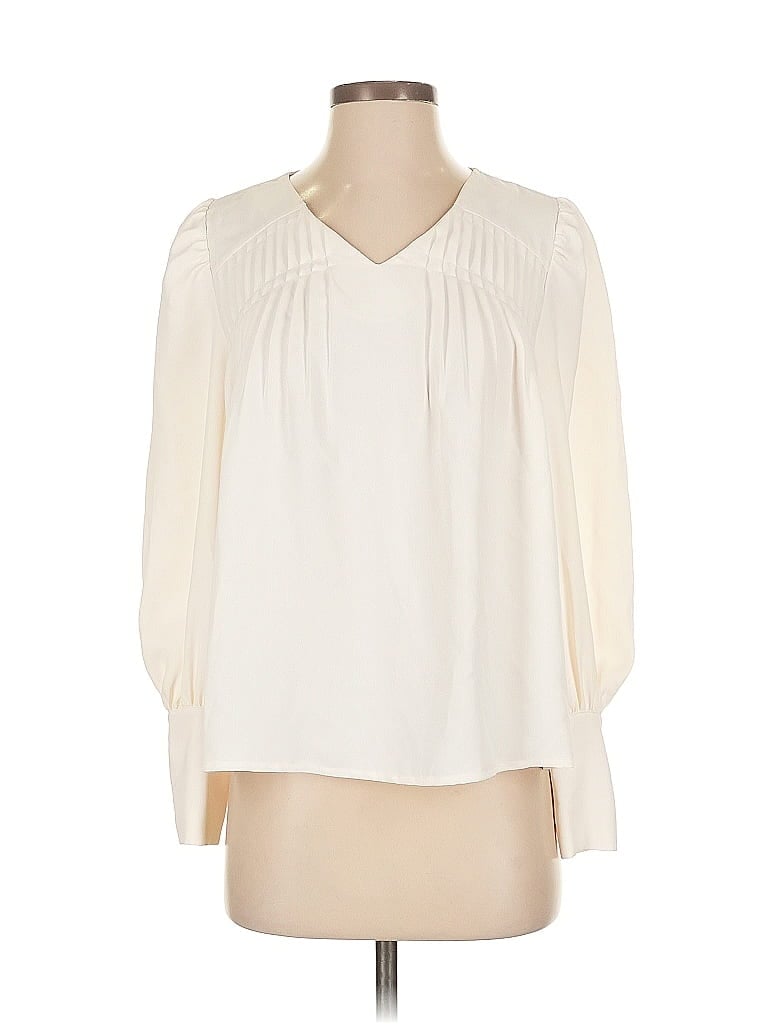 Click to view more detailed imagery on our partner's website Pre-owned Ann Taylor 3/4 Sleeve Blouse In White