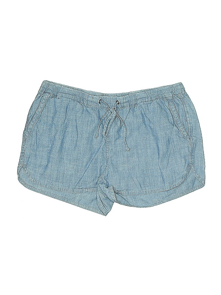 Pre-owned J.crew Factory Store Denim Shorts In Blue