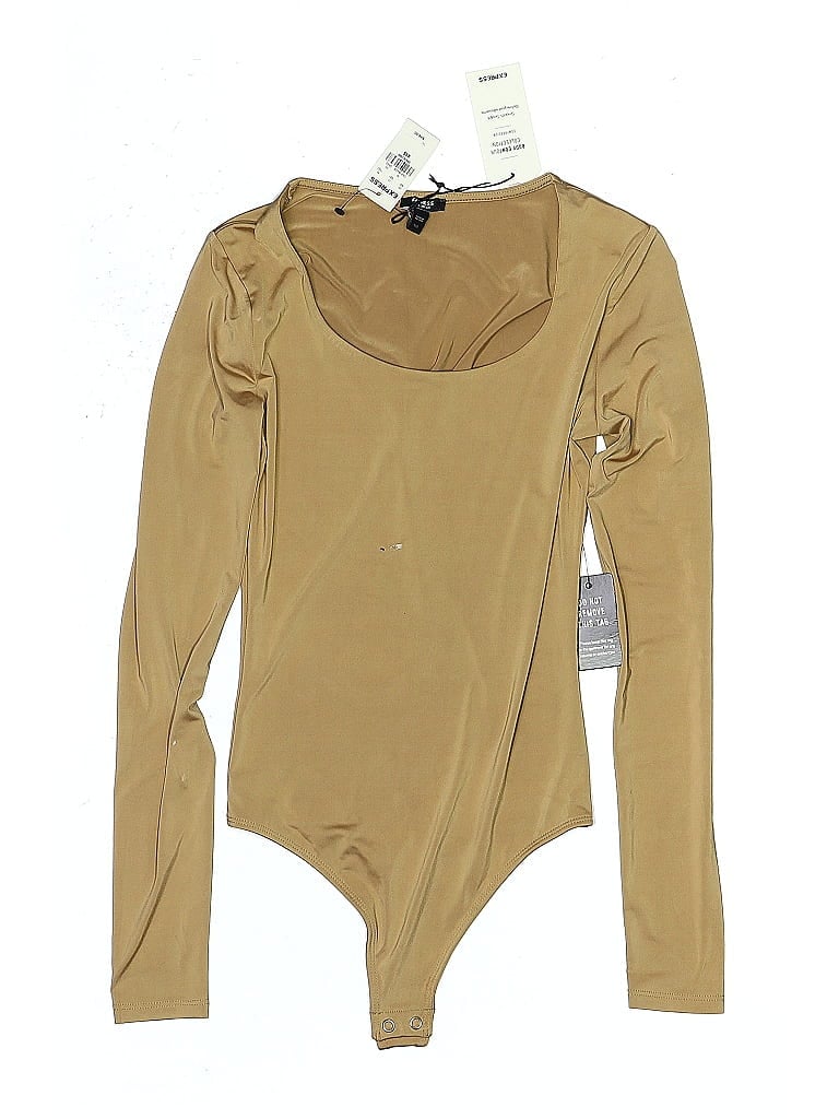 Pre-owned Express Bodysuit In Brown