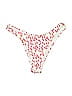 Unbranded Floral Ivory Pink Swimsuit Bottoms Size M - photo 1